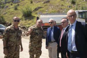 Albania. Mantovano in visita ai siti di  Shengjin e Gjader