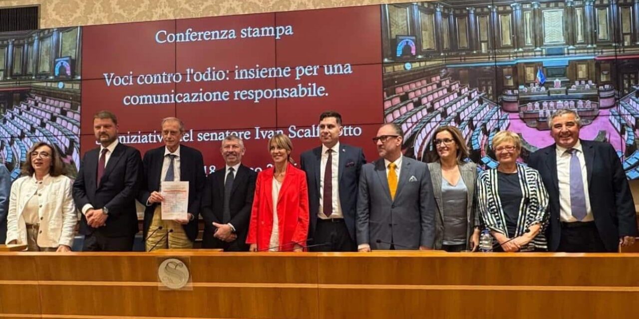 Contro l’odio, per la pace: al Senato l’appello dell’ICCEHS ai leader mondiali