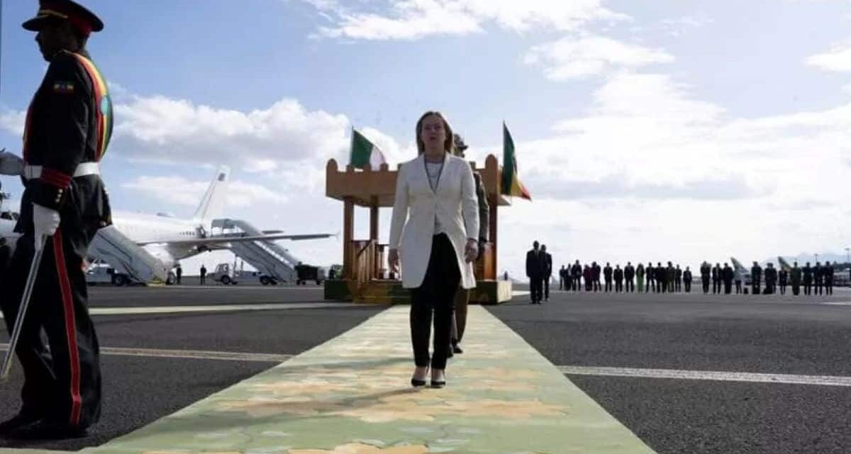 Meloni ad Addis Abeba, Italia protagonista per lo sviluppo del Corno d’Africa