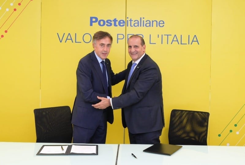 Poste italiane e Leonardo: intesa su tecnologie per servizi logistici