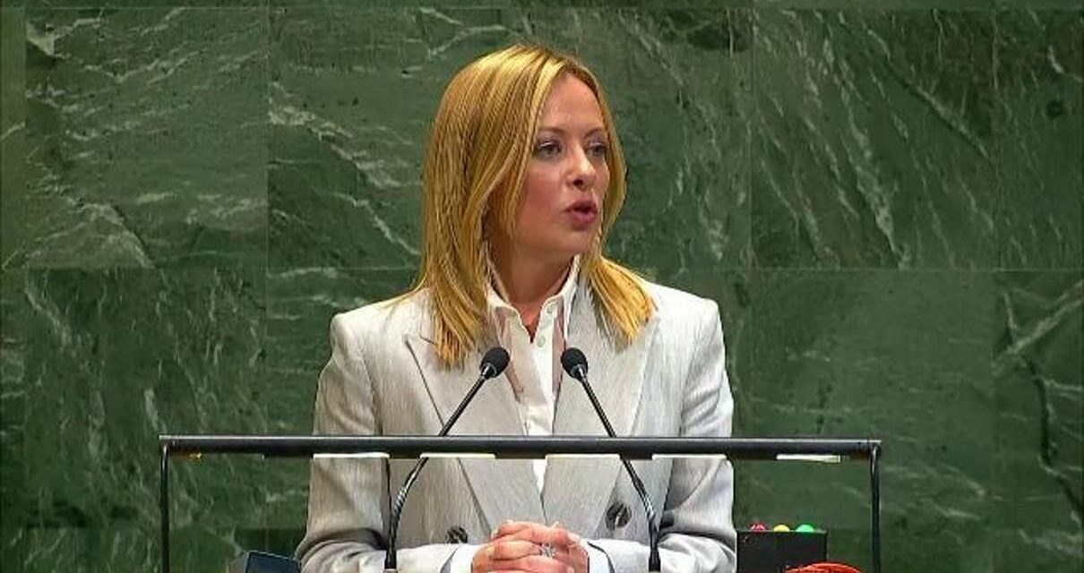 Meloni all’Onu attacca Israele: “Superato il limite”