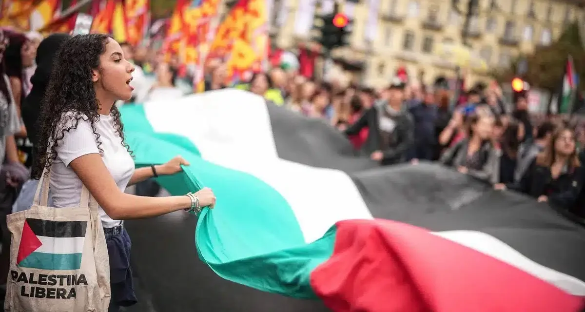 Gaza. Cgil, oltre due milioni in piazza in cento città e domani a Roma si bissa con il maxicorteo pro Pal