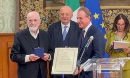 Michelangelo Pistoletto premiato a Palazzo Chigi
