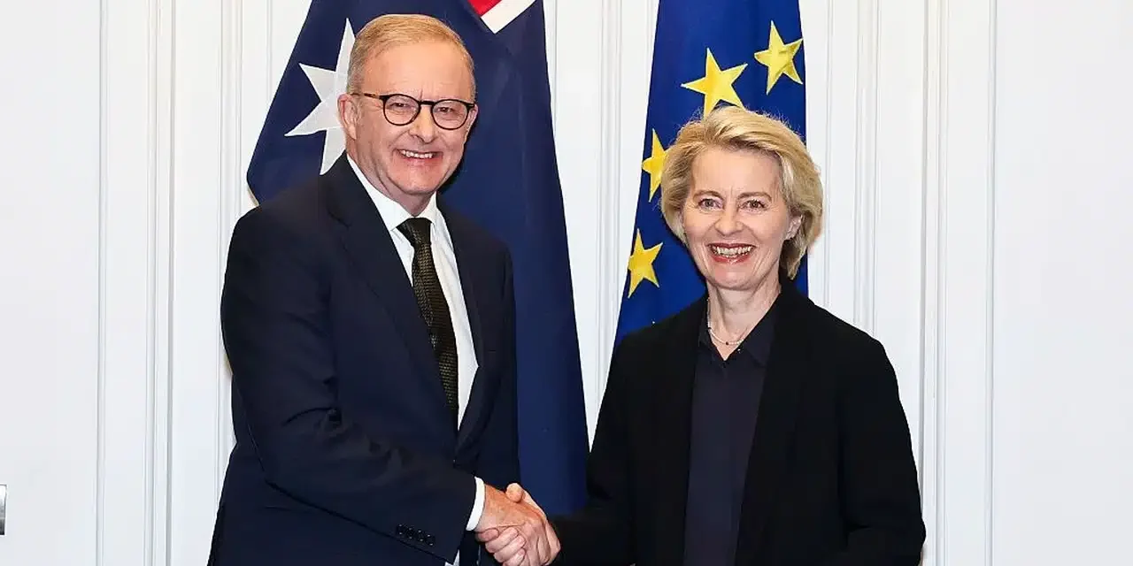 Accordo UE-Australia, via libera al commercio: concessioni su Prosecco e materie prime